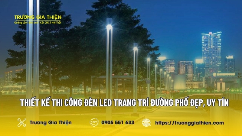 Đèn LED trang trí đường phố