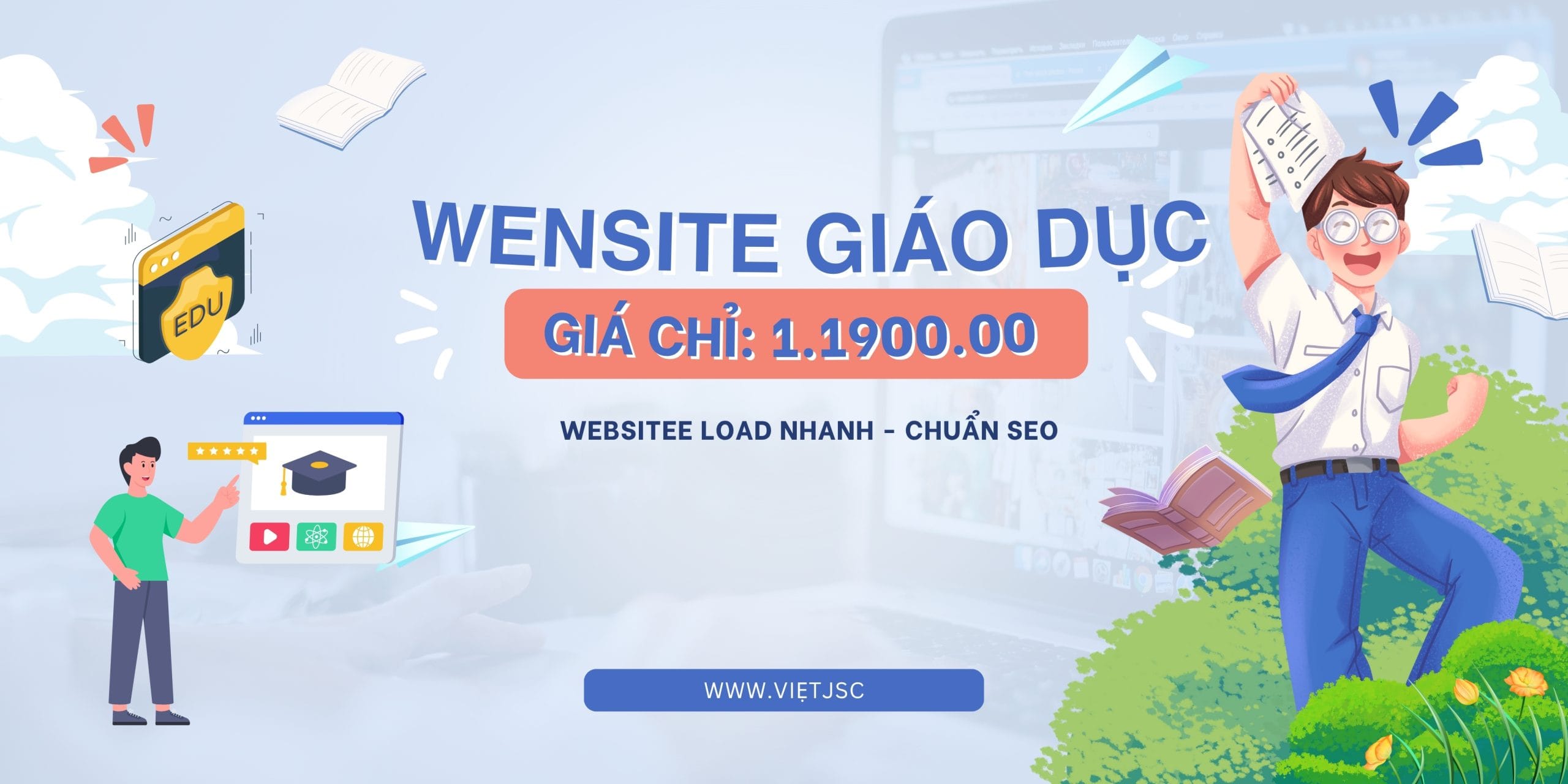 thiết kế website giáo dục