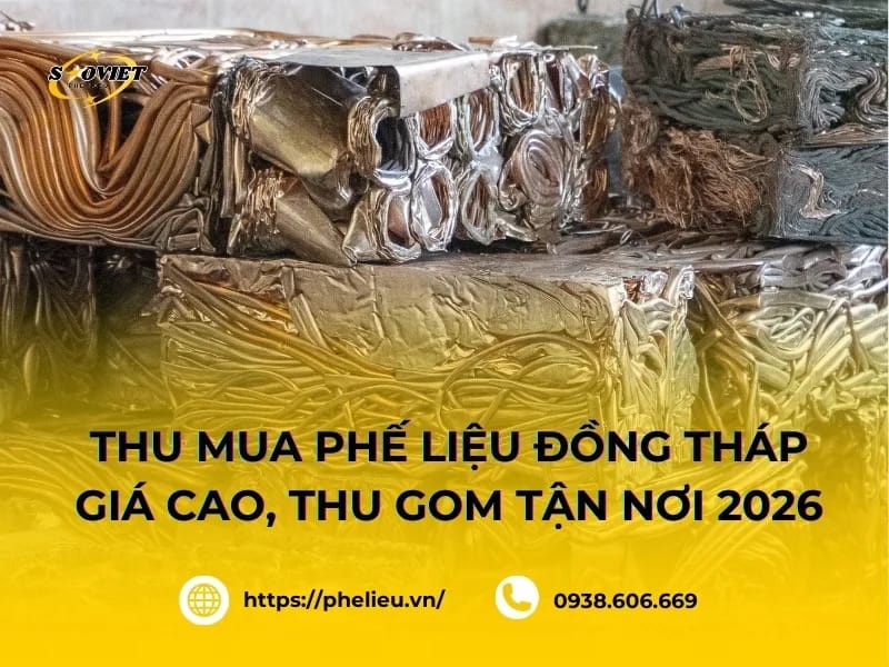 Giá sắt vụn tại các điểm thu mua phế liệu Đồng Tháp